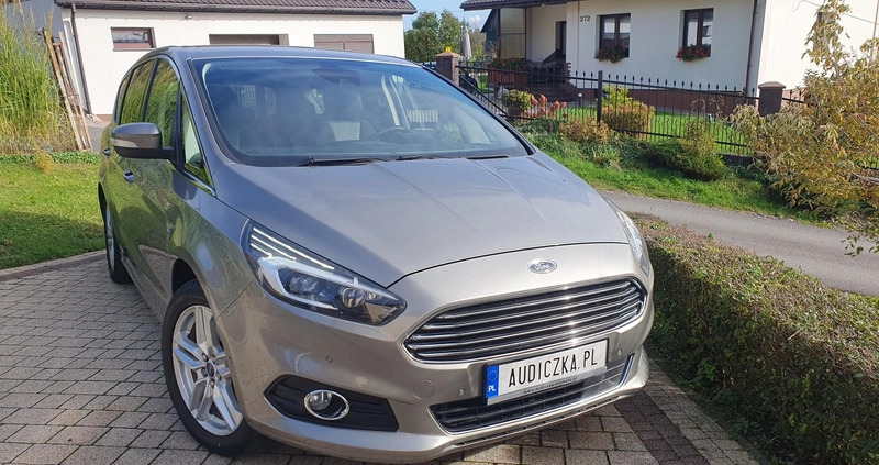 Ford S-Max cena 74900 przebieg: 137000, rok produkcji 2015 z Zielonka małe 781